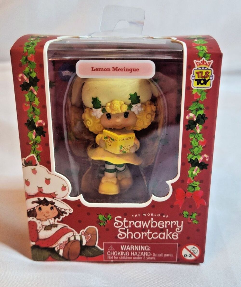 Strawberry Shortcake Lemon Meringue Holiday 2.5" CheeBee Figure New